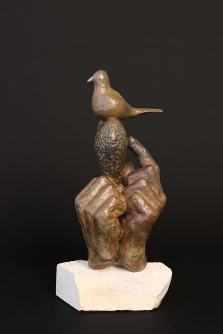Bird Heart Sculpture by Tom Cleveland